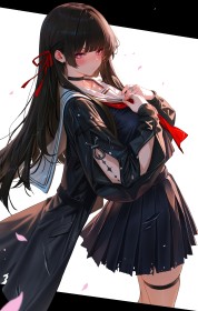 《鸣潮》朽叶千咲4k手机壁纸