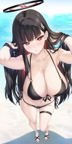 《蔚蓝档案》调月里约5k手机壁纸