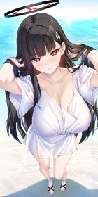 《蔚蓝档案》调月里约5k手机壁纸