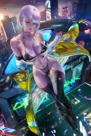 《赛博浪客》露西2k手机壁纸