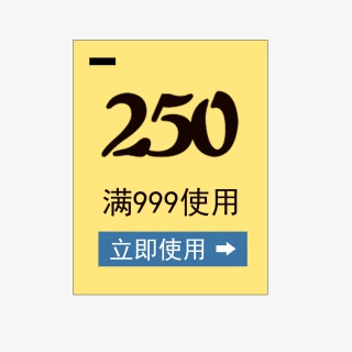 淘宝简洁彩色优惠券250