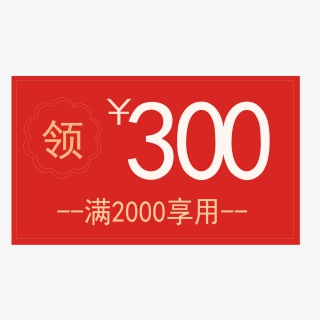 淘宝简洁彩色优惠券300