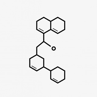 黑色手绘基因卡通图标