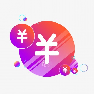 紫色渐变金币icon