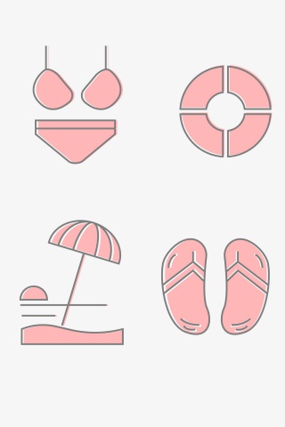 粉色夏天图标