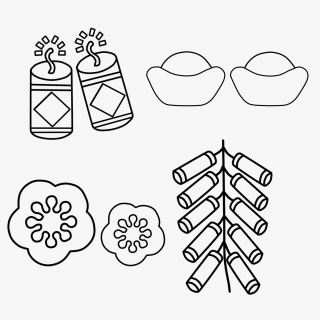 春节国庆节日图标元素图案