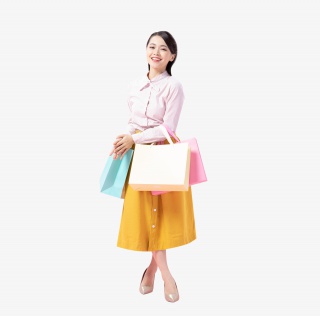 女性购物逛街