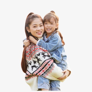 温馨母女