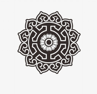 中国风边框红色