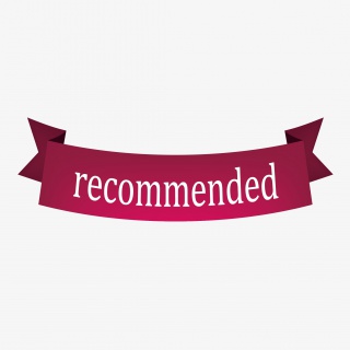 红色卡通装饰飘带