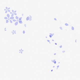 紫色清新花朵花瓣漂浮