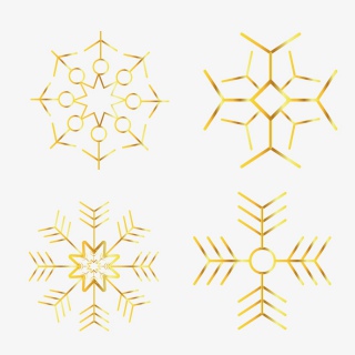 金色雪花