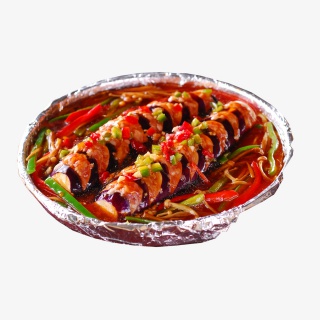 铁板茄子煲