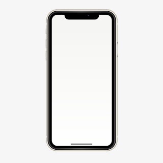 苹果手机iPhone11白色正面