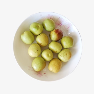 秋季水果枣子香脆甜好吃盘子装摆盘png