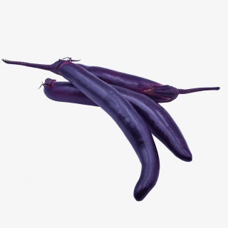 有机蔬菜茄子实物拍摄