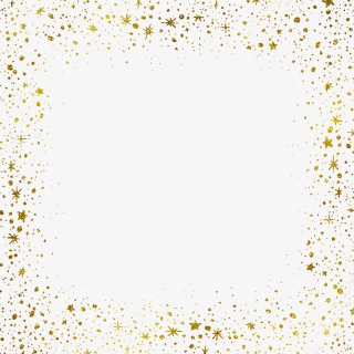 密集星星闪光边框