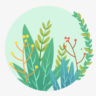 春天春季新风尚绿色植物边框藤蔓