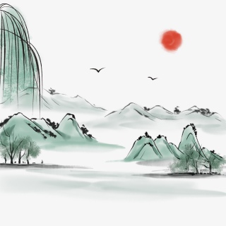 中国风水墨山水