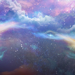 唯美星空全屏背景七夕