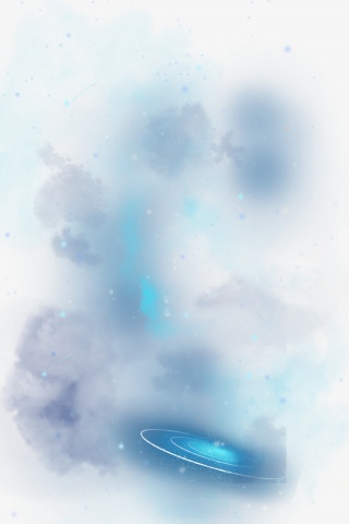 梦幻星空蓝色银河系