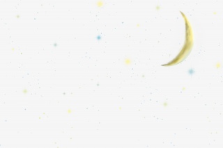 黄色月亮星空光效