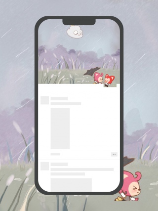 阿狸桃子朋友圈背景头像组合