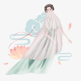 嫦娥飞天荷花仙子天女飞天神仙