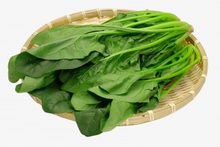 筛子里的菠菜