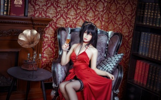 碧蓝航线cos图片动漫美女大凤cos写真