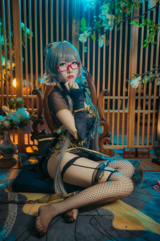 洛天依金丝雀cos摄影图片