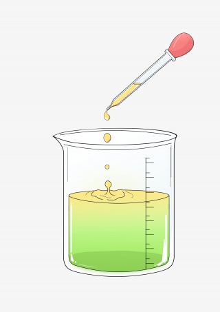 化学胶头滴管和烧杯