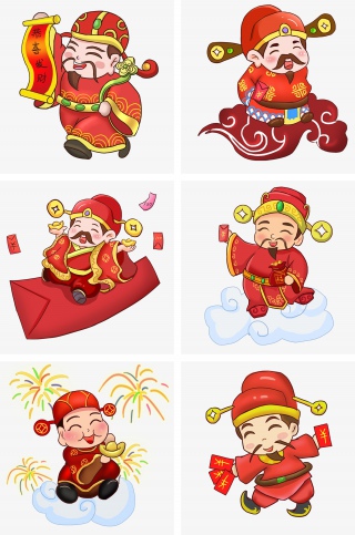 财神爷2019年恭喜发财吉祥如