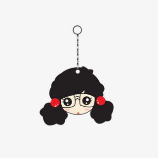 卡通可爱女孩钥匙链