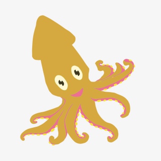 卡通可爱小章鱼