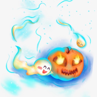 万圣节南瓜插画