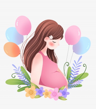 母亲节怀孕的妈妈