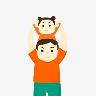 创意插父亲节元素