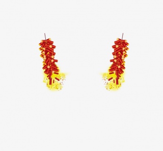 新年春节喜庆氛围鞭炮