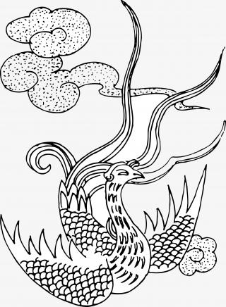 凤凰矢量图案