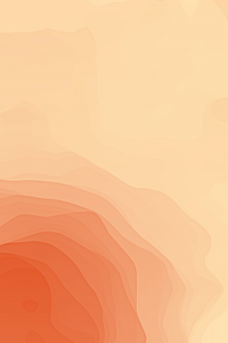 抽象玫瑰纹理橙色电商banner
