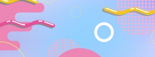 简约撞色创意清新背景