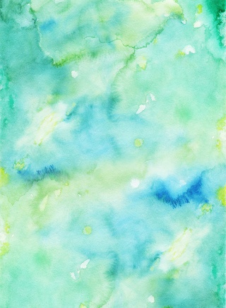 简约创意水彩渲染彩色插图
