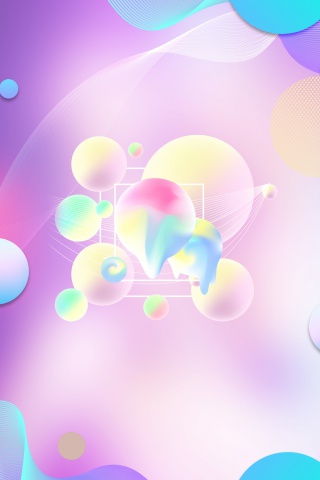 创意合成液态抽象