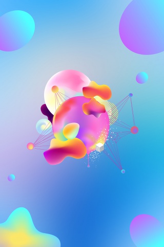 创意合成液态抽象