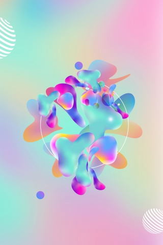 创意合成液态抽象