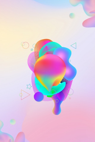 创意合成液态抽象