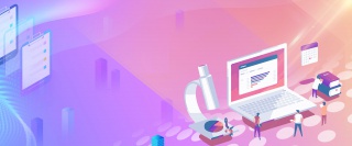 创意简约2.5D商务背景合成