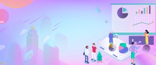简约2.5D商务创意渐变背景合成