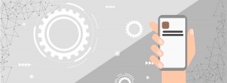 简约扁平风商务手机banner